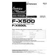 PIONEER FX500/L Instrukcja Serwisowa