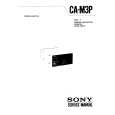 SONY CA-M3P VOLUME 1 Instrukcja Serwisowa