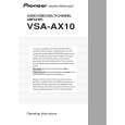 PIONEER VSA-AX10/HY Instrukcja Obsługi