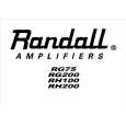 RANDALL RH200 Instrukcja Obsługi
