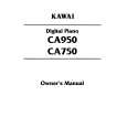 KAWAI CA750 Instrukcja Obsługi