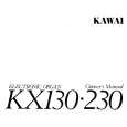 KAWAI KX230 Instrukcja Obsługi