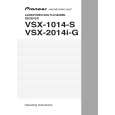 PIONEER VSX-2014I-G/SDLXJ Instrukcja Obsługi