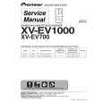 PIONEER XV-EV1000/DTXJ Instrukcja Serwisowa