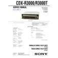 SONY CDX-R3000T Instrukcja Serwisowa