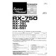 PIONEER RX-750 Instrukcja Serwisowa