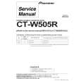 PIONEER CT-W505R/HYXJ7 Instrukcja Serwisowa