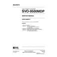 SONY SVO9500MDP TEIL2 Instrukcja Serwisowa