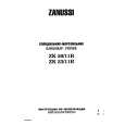 ZANUSSI ZK23/11R Instrukcja Obsługi