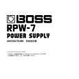 BOSS RPW-7 Instrukcja Obsługi