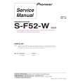 PIONEER S-F52-W/SXTW/EW5 Instrukcja Serwisowa