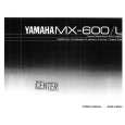 YAMAHA MX-600 Instrukcja Obsługi