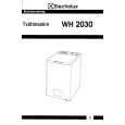 ELECTROLUX WH2030 Instrukcja Obsługi