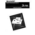 SHARP JX720 Instrukcja Obsługi