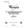 WHIRLPOOL SF365BEWW3 Katalog Części