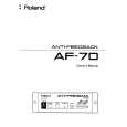 ROLAND AF-70 Instrukcja Obsługi