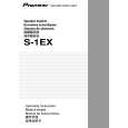 PIONEER S-1EX/XTW1/E5 Instrukcja Obsługi