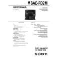 SONY MSACFD2M Instrukcja Serwisowa