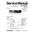 TECHNICS RSM245X Instrukcja Serwisowa