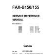 CANON FAXB155 Instrukcja Serwisowa