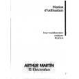 ARTHUR MARTIN ELECTROLUX FE2014W1 Instrukcja Obsługi