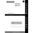 AIWA AMF65/F70 AEZAK/AE Instrukcja Serwisowa