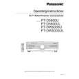 PANASONIC PT-D5600UL Instrukcja Obsługi