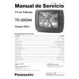 PANASONIC TC-20G9A Instrukcja Serwisowa