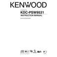 KENWOOD KDC-PSW9531 Instrukcja Obsługi