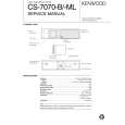 KENWOOD CS7070ML Instrukcja Serwisowa