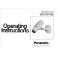 PANASONIC WVCP100 Instrukcja Obsługi