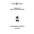 VOSS-ELECTROLUX DEK205-9 Instrukcja Obsługi