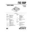 SONY FXE-100P Instrukcja Serwisowa