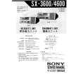 SONY SX-4600 Instrukcja Serwisowa