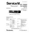 TECHNICS RSM235X Instrukcja Serwisowa