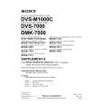 SONY DVS-7200A Instrukcja Serwisowa