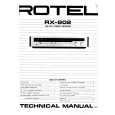 ROTEL RX802 Instrukcja Serwisowa