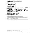 PIONEER GEX-P6450TV-2 Instrukcja Serwisowa