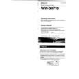 SONY WM-SRF10 Instrukcja Obsługi