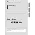 PIONEER AVR-W6100/EW Instrukcja Obsługi