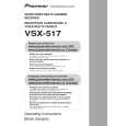 PIONEER VSX-517-S/KUCXJ Instrukcja Obsługi