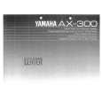 YAMAHA AX-300 Instrukcja Obsługi