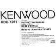 KENWOOD KDCX911 Instrukcja Obsługi