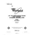 WHIRLPOOL SF313PSPT0 Katalog Części