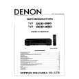 DENON DCD-580 Instrukcja Serwisowa
