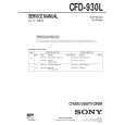 SONY CFD930L Instrukcja Serwisowa