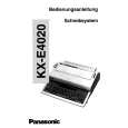 PANASONIC KX-E4020 Instrukcja Obsługi