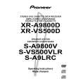 PIONEER XR-VS500D/YPWXJN Instrukcja Obsługi