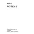 SONY AC-550CE Instrukcja Serwisowa