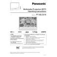 PANASONIC PT52LCX15B Instrukcja Obsługi